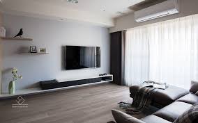 客廳電視牆極簡室內設計simple design studio 客廳wood effect homify design studio flat screen simple designs