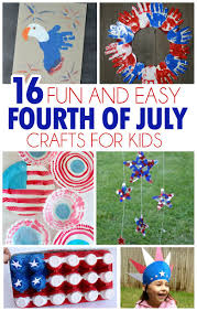 16 Fun And Easy Fourth Of July Crafts For Kids I Heart Arts N Crafts Fourth Of July Crafts For Kids July Crafts Patriotic Crafts