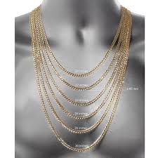 14k gold over silver 18 inch solid curb chain necklace. Sale Jcpenney Mens Silver Chains Is Stock