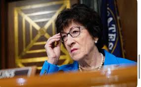 Susan Collins voted to block the release of the Epstein files & always  shield Donald Trump from accountability. She REPEATEDLY votes against  women's issues. It's time to vote her out and replace