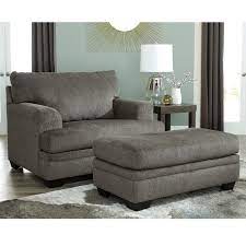 They are often made from microfiber or leather, making them comfortable. Signature Design By Ashley Dorsten Contemporary Chair And A Half With Ottoman Note Due To Recent Events This Collection Is Out Of Stock And May Not Be On Our Floor Or Available