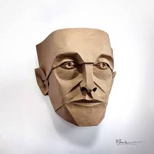 Миниатюрные маски-оригами Финна Джексона (25 фото)