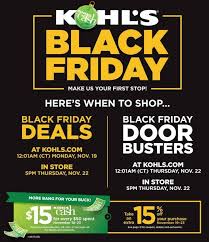 Kohls Black Friday Store Hours Find Out When Kohls Black Friday Deals Start Black Friday Ads Kohls Black Friday Black Friday