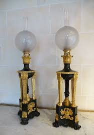 Paire De Lampes Carcel Christophe Havas Proantic Lampe A Huile Lampes A Huile Antiques Lampe A Petrole