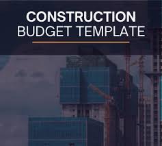 Construction Budget Template Cfotemplates Com