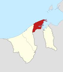 About the size of delaware, brunei is an independent sultanate on the northwest coast of the island of borneo in the south china sea, wedged between the . Brunei Muara Wikipedia