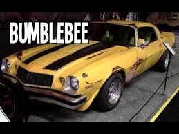 Bumblebee is established as the smallest of the first year autobots, but his actual size varies greatly in the various media, ranging. Movie Cars Transformers Bumblebee 1977 Chevrolet Camaro Youtube