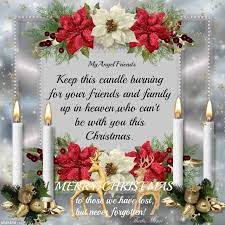 Friends And Family In Heaven Miss You Family Quotes Heaven In Memory Christmas Christmas Q Merry Christmas In Heaven Christmas In Heaven Merry Christmas Wishes