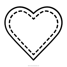 Página para colorear digital, no recibirá una copia. Corazon Pagina Para Colorear Corazon Para Colorear Corazones Dibujos De Corazones
