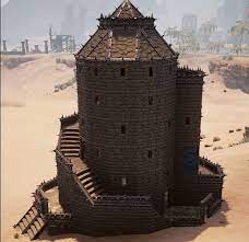 Ever Wonder How To Make Geometrically Correct Round Towers With Winding Spiral Stairs Cases Ever Try And Become Conan Exiles Ark Survival Evolved Bases Conan