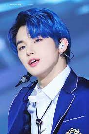 Txt Yeonjun 191225 Kpop Idol Blue Aesthetic Yeonjun Blue Hair Yeonjun Blue