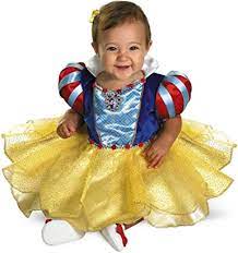 Cuento clasico de blanca nieves y los siete enanitos. Amazon Com Vestido De Blancanieves Para Bebes 12 18 Meses Blanco Snow White Clothing