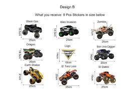 Feel free to purchase our items with maximum discount possible. Dick Smith Monster Trucks Collection Wall Stickers Home Garden Home Decor Wall Stickers Wallpaper