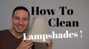 Dampen a clean microfiber cloth with your soapy water. How To Clean Fabric Lampshades Clean With Confidence Youtube