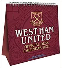 Official West Ham 2021 Desk Calendar Desk Easel Amazon Co Uk Danilo Promotions Ltd Books