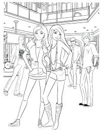Spark your creativity by choosing your favorite printable coloring pages and let the fun begin! Fashion Colouring Pages Of Barbie Novocom Top