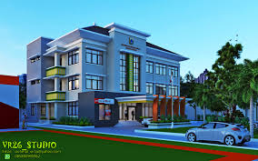 Download desain perpustakaan dengan gaya modern dwg autocad. 5 Inspirasi Desain Bangunan Kantor Pilihan 2020 Arsimedia