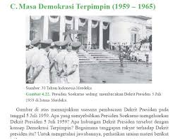Sedangkan pada masa demokrasi terpimpin, kedudukan partai dibatasi oleh penetapan presiden no. Indonesia Pada Masa Demokrasi Terpimpin Portal Edukasi