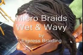 Combining plain hair with micro braids is another way of adorning braids. Micro Braids Wet And Wavy Video Dailymotion
