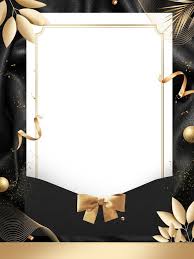 Black And Gold Design Background Black Gold Style Fashion Invitation Background Design In 2020 Invitation Background Fashion Invitation Background Design