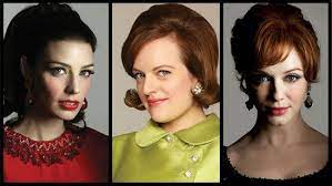 The Makeup Of Mad Men Three Leading Ladies Three Different Looks Mad Men Hair Mad Men Makeup Womens Hairstyles