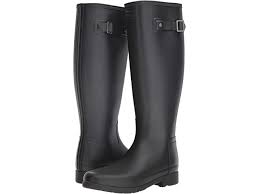 Buy hunter women's black original short matte rain boots. Hunter Original Refined Wide Calf Rain Boot Matte Zappos Com