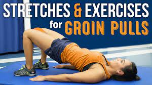 The risk of injury increases when the hip adductors contract suddenly (such as when a tennis player quickly changes direction), or in any sport, like soccer or hockey, that. Stretches Exercises For Groin Pulls Adductor Strain Youtube