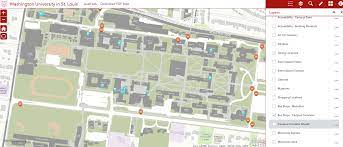 Washu Danforth Campus Map University Launches Interactive Map - The Source - Washington University In  St. Louis