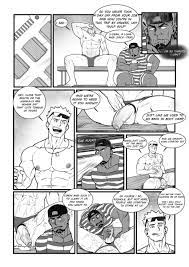 bara blowjob cliff (pokemon) comic gay gym leader human  interracial lt surge lupin barnabi malemale male only melanin monochrome  nintendo pierced genitals piercing pokemon uncolored veiny penis 