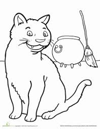 Free printable cat coloring pages for kids. Black Cat Worksheet Education Com