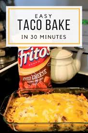 Pin By Jennifer Lewis On Appetizers Snacks Food Recipes Easy Taco Bake