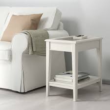 Ikea burvik modern 15 side table round wood w/ steel hendel red new. Liatorp Side Table White Glass 22 1 2x15 3 4 Ikea Ikea Side Table White Side Tables Liatorp