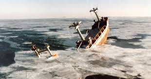 oil from a sunken ship