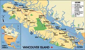 Central Vancouver Island Map Map Of Study Area Locations On Vancouver Island In British Columbia,... |  Download Scientific Diagram