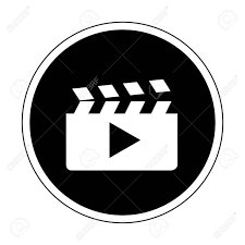 Abstract shapes animated background 4k loop looping vj loop black and white motion background free video clip beautiful. Video Or Footage Library Icon In Black And White Color Isolated On White Background Flat Design Royalty Free Cliparts Vectors And Stock Illustration Image 56403784