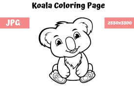 By sladjana april 9, 2021, 9:11 am. Coloring Book Page For Kids Koala Grafik Von Mybeautifulfiles Creative Fabrica