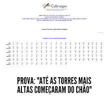 Saiu o edital de convocação para as provas do concurso prf 2021. Concurso Prf Banca Divulga Gabarito Preliminar Blog Alfacon