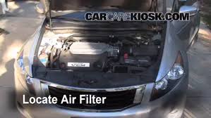 Hi everyone, does anyone know the location of the fuel filter on uk 2000 honda accord 1.8 vtec? Air Filter How To 2008 2012 Honda Accord 2008 Honda Accord Ex L 3 5l V6 Sedan 4 Door