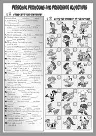 Personal Pronouns Possessive Adjectives Worksheet Free Esl Printable Worksheets Made By Teachers Personal Pronouns Possessive Adjectives Possessives