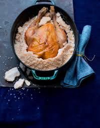 Cocotte De Chapon En Croute De Sel Recette Alimentation Recette Chapon Recette