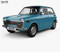 3d Model Of Honda N600 1970