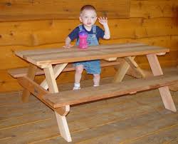 48 Kids Picnic Table Easy To Move Seats 6 Children 48 Long Kids Picnic Table Picnic Table Kids Picnic