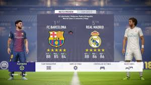 Ireland airtricity league (1) romanian liga i (1) russian premier league (1) saudi abdul l. Fifa 18 Real Madrid Vs Barcelona La Liga 2017 2018 Santiago Bernab Real Madrid Barcelona Vs Real Madrid Barcelona