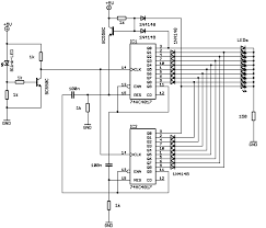 Elektronik De Vu Einfache Schaltung Fur Ein Pendellauflicht Mit 10 Kanalen