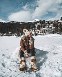 151 Sweaters Outfit Idea You Should Try This Year Dressfitme Ski Trip Outfit Winter Outfits Snow Moon Boots