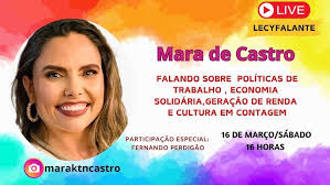 Mara de Castro e suas atividades em Contagem