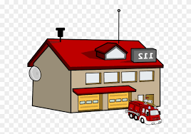 Fire department graphics and animated gifs. Fire Station Clip Art At Clker Com Vector Clip Art Fire Station Clipart Free Free Transparent Png Clipart Images Download