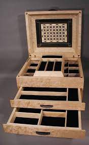 Jewellery box making at home with waste cardboard | best out of waste. Wooden Jewelry Box Running Pelta Details Jewelry Box Plans Wooden Box Designs Woodworking Box