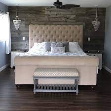 You Want Rustic Glam You Got It Let S All Admire This Beautiful Room By Danielle Artley Make Sure You Upholstered Bedroom Shabby Chic Bedrooms Chic Bedroom