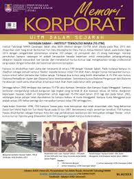 Senarai kursus pengajian yang ditawarkan di uitm dan alamat kampus. Memori Korporat Uitm Library